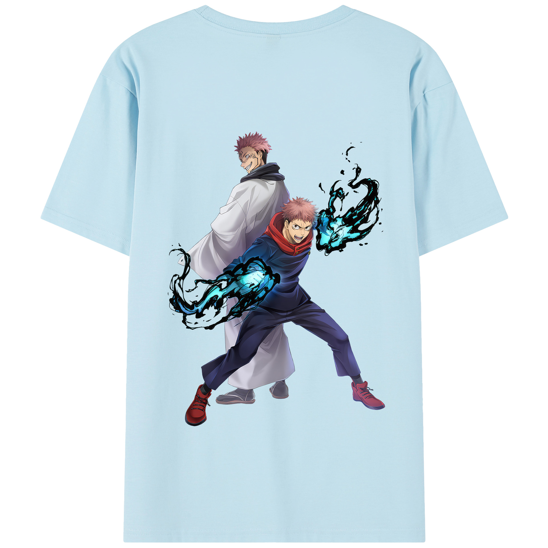 （画像用） 呪術廻戦 Jujutsu Kaisen 綿100％半袖Tシャツ（背面プリント）